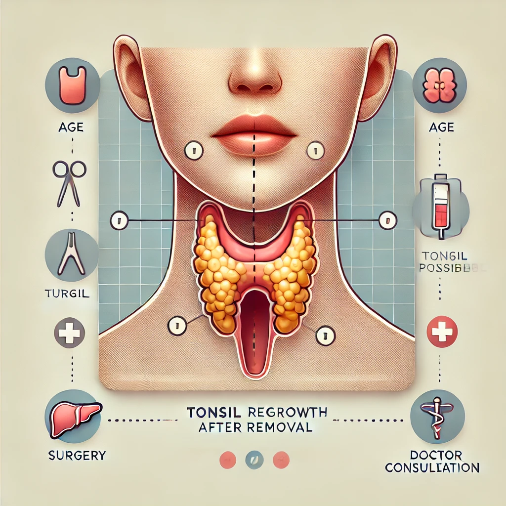 can tonsils grow back after being removed? - tymoff