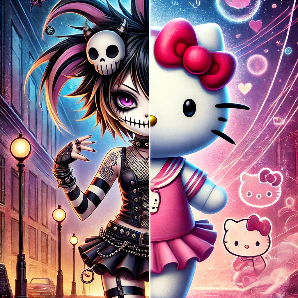 kuromi:fox5ydxdt58= hello kitty