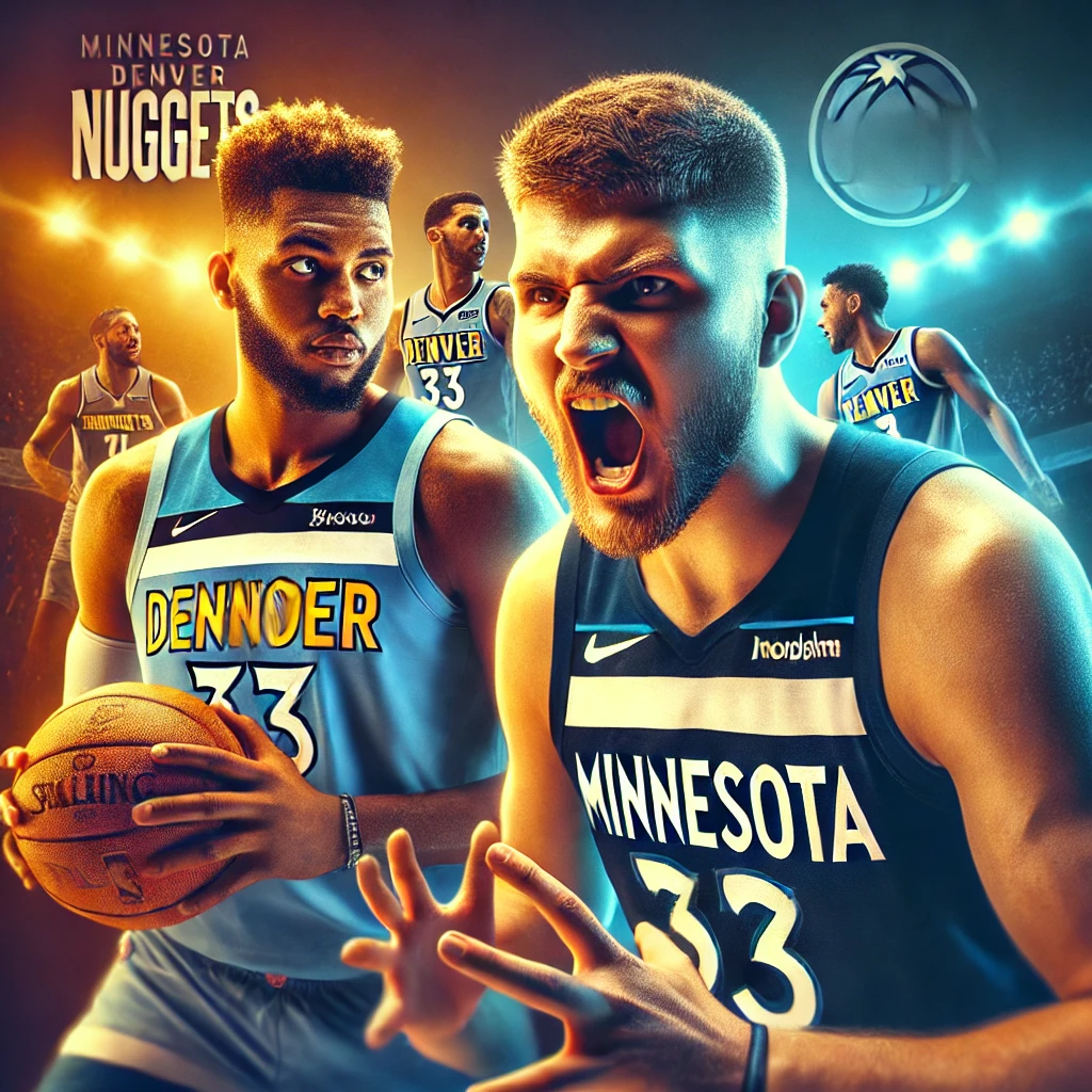 timberwolves vs denver nuggets match player stats